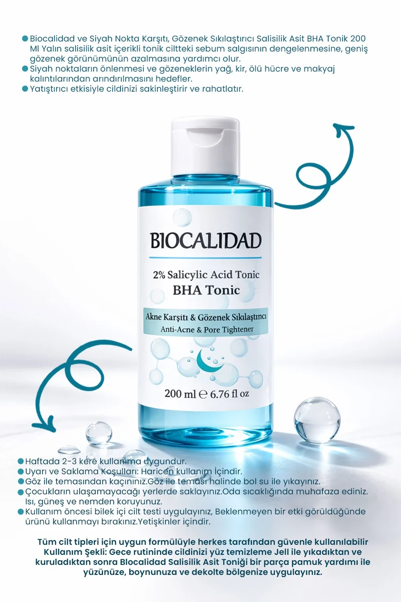 Salisilik Asit BHA Tonik 200ml