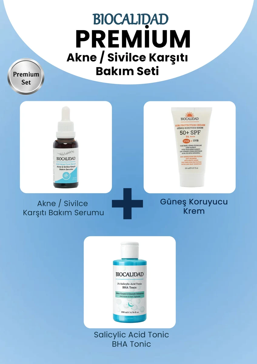 Premium Akne/Sivilce Karşıtı Set